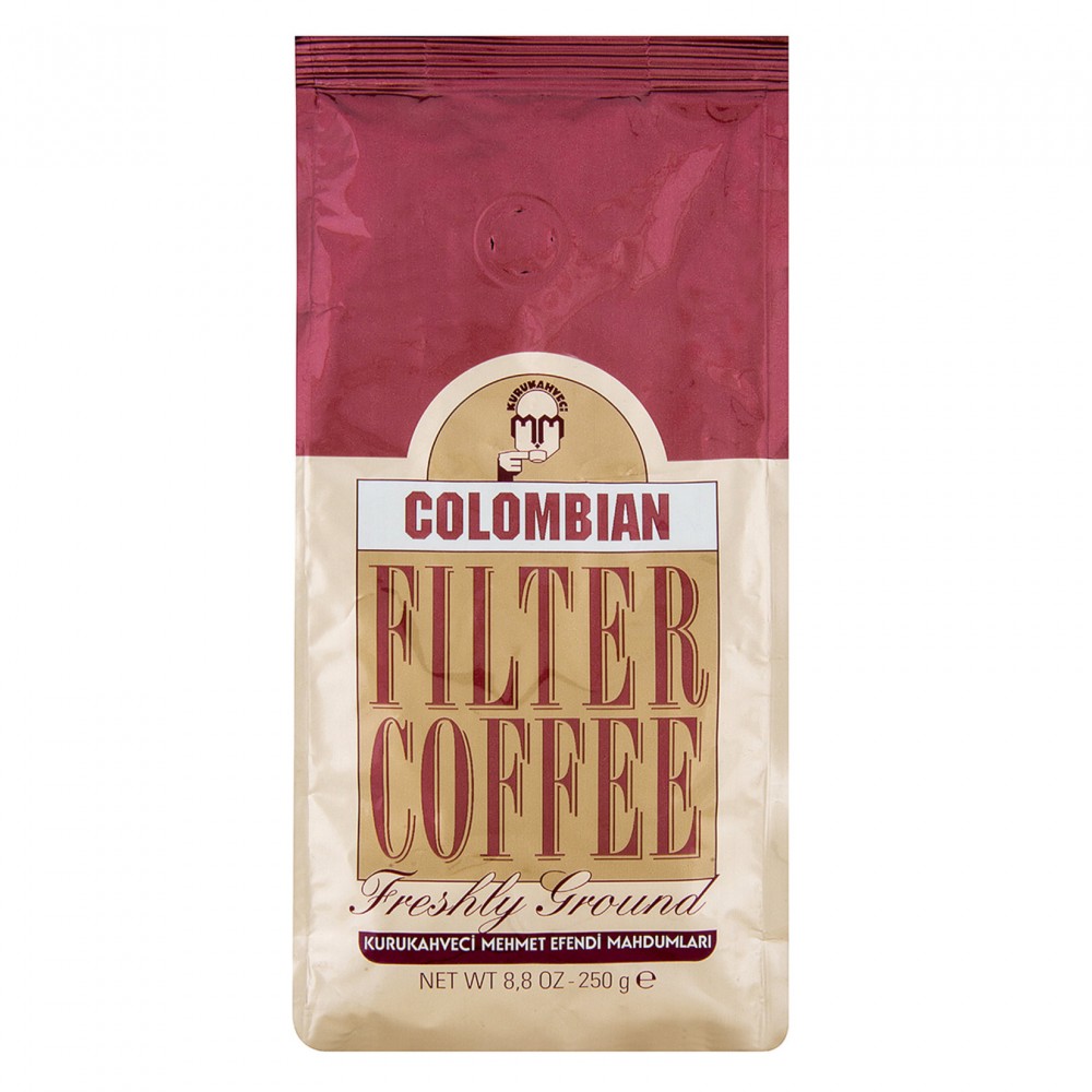 Kurukahveci Mehmet Efendi Colombia Filtre Kahve 250 Gr