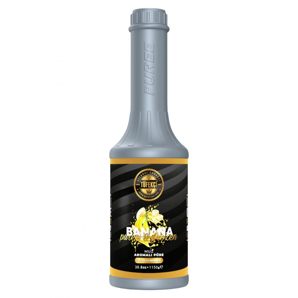 By Tüfekçi Premium Muz Meyve Püresi %50 Gerçek Meyve Oranı 1150gr