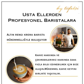 By Tüfekçi Espresso Horeca Çekirdek Kahve Yüksek Çekirdek Kalitesi 17/18 Elek Medium Roast 1000 gr
