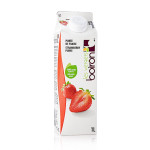 Les Vergers Boiron Çilek Püresi 1 Litre 100% Meyve, Tamamen Doğal, Şeker İlavesiz, GDO'suz, Koruyucusuz, Aroma İlavesiz, Vegan, İçecekler ve Kokteyller İçin 33,8 Fl Oz (1'li Paket)