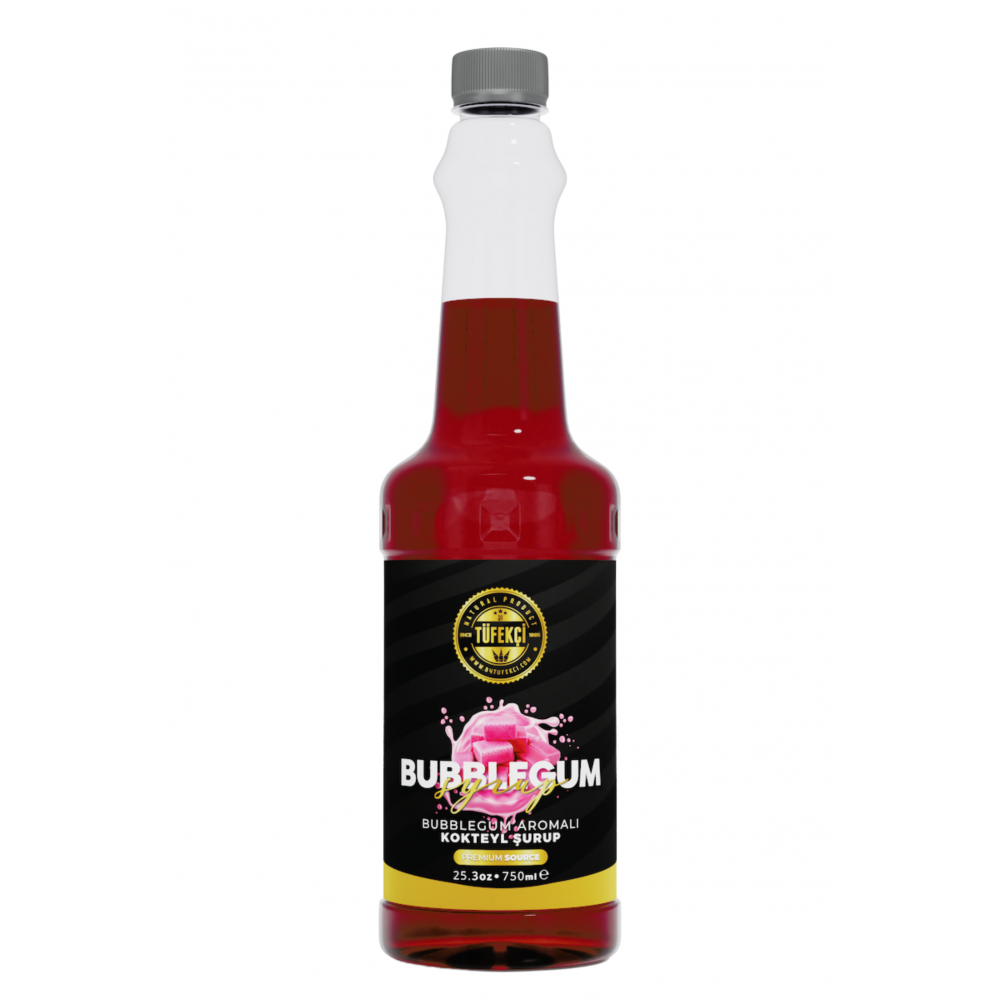 By Tüfekçi Boubble Gum (Balonlu Sakız) Şurup (750 ml)