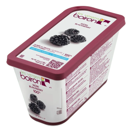Les Vergers Boiron Donuk Böğürtlen (Blackberry) Püresi 1000 Gr %100 Meyve Katkı Maddesiz Şeker İlavesiz