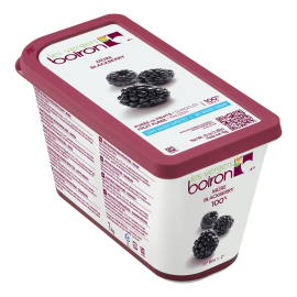 Les Vergers Boiron Donuk Böğürtlen (Blackberry) Püresi 1000 Gr %100 Meyve Katkı Maddesiz Şeker İlavesiz