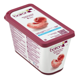 Les Vergers Boiron Donuk Beyaz Şeftali (White Peach) Püresi 1000 Gr %100 Meyve Katkı Maddesiz Şeker İlavesiz