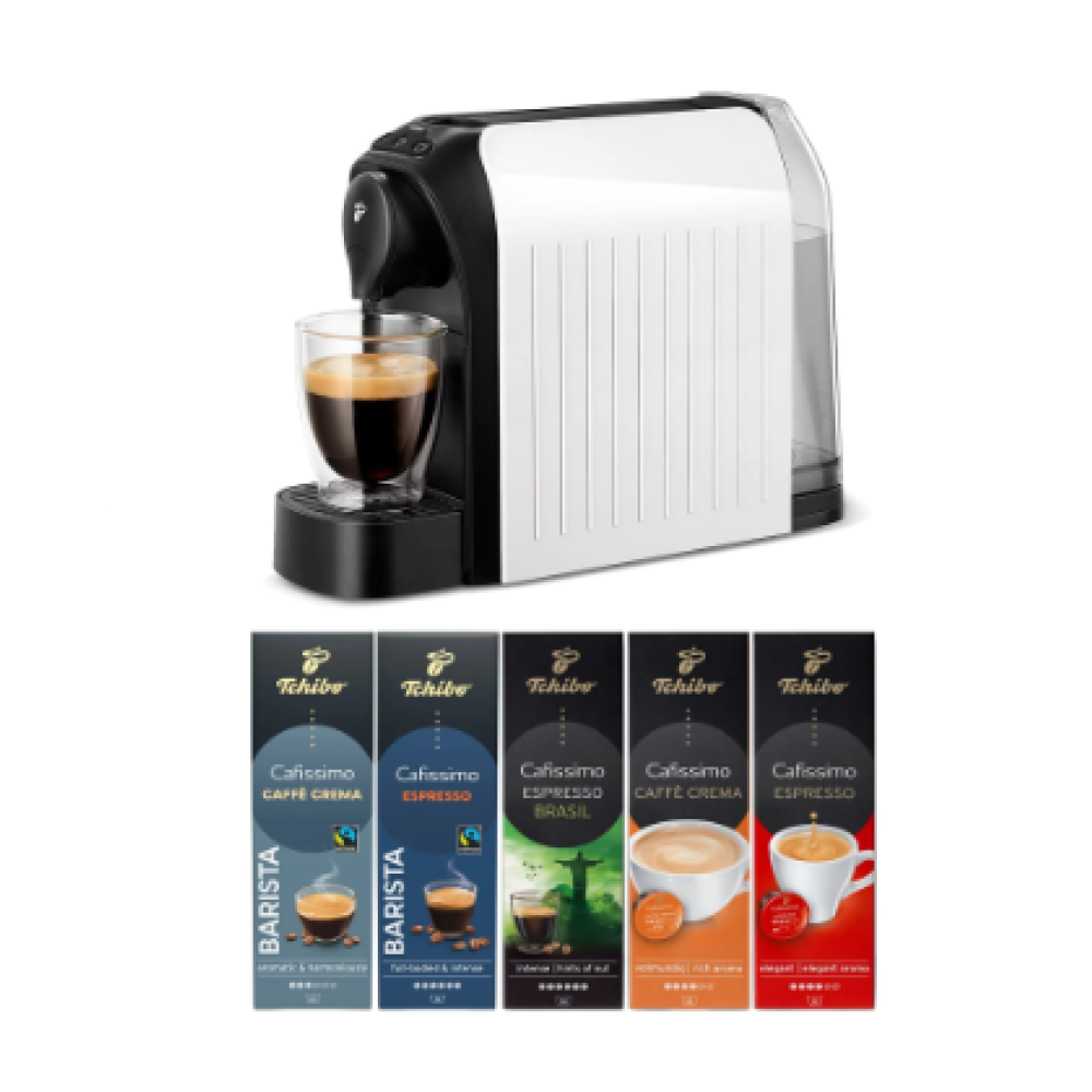 Tchibo Cafissimo Easy Beyaz + 5 Kutu Kapsül Kahve