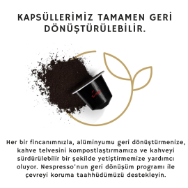 Coffeein Espresso Primein Aluminium Nespresso Kapsül Kahve 10'lu (Nespresso Uyumlu) %100 Arabica