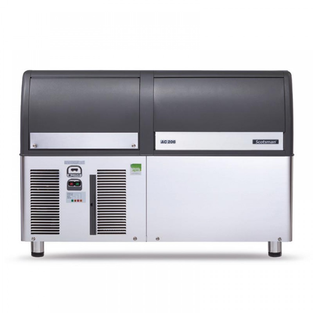 Scotsman AC206 Seri Gurme Buz Makinesi 137 Kg Günlük Üretim Kapasitesi 50 Kg Hazne Kapasitesi