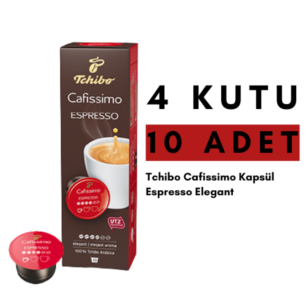 Tchibo 4 Kutu Cafissimo Kapsül Espresso Elegant