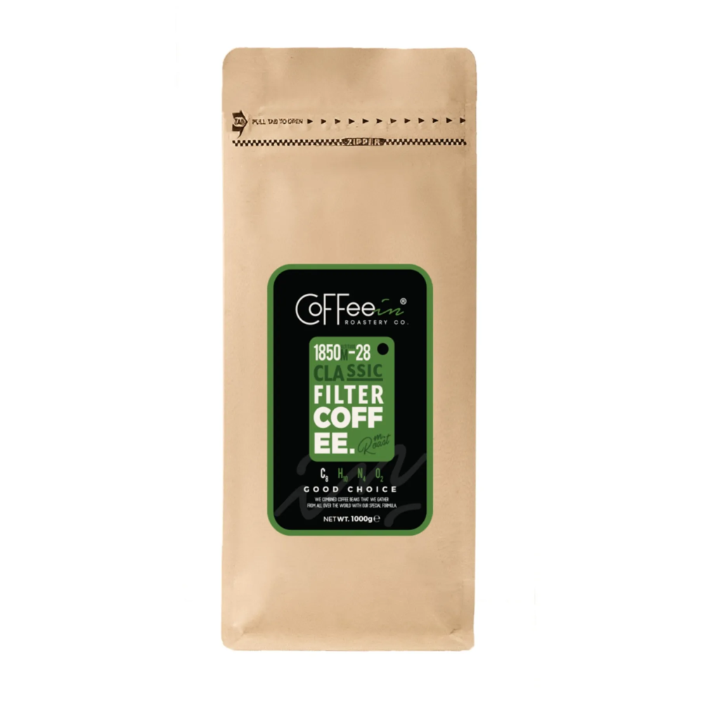 Klasik Filtre Kahve Orta Kavurma Derecesi %100 Arabica Garantisi 1000 gr