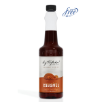 By Tüfekçi Gourmet Serıas Karamel Aromalı Şekersiz Kokteyl, Pasta Ve Kahve Şurubu 750 ML Doğal Aroma