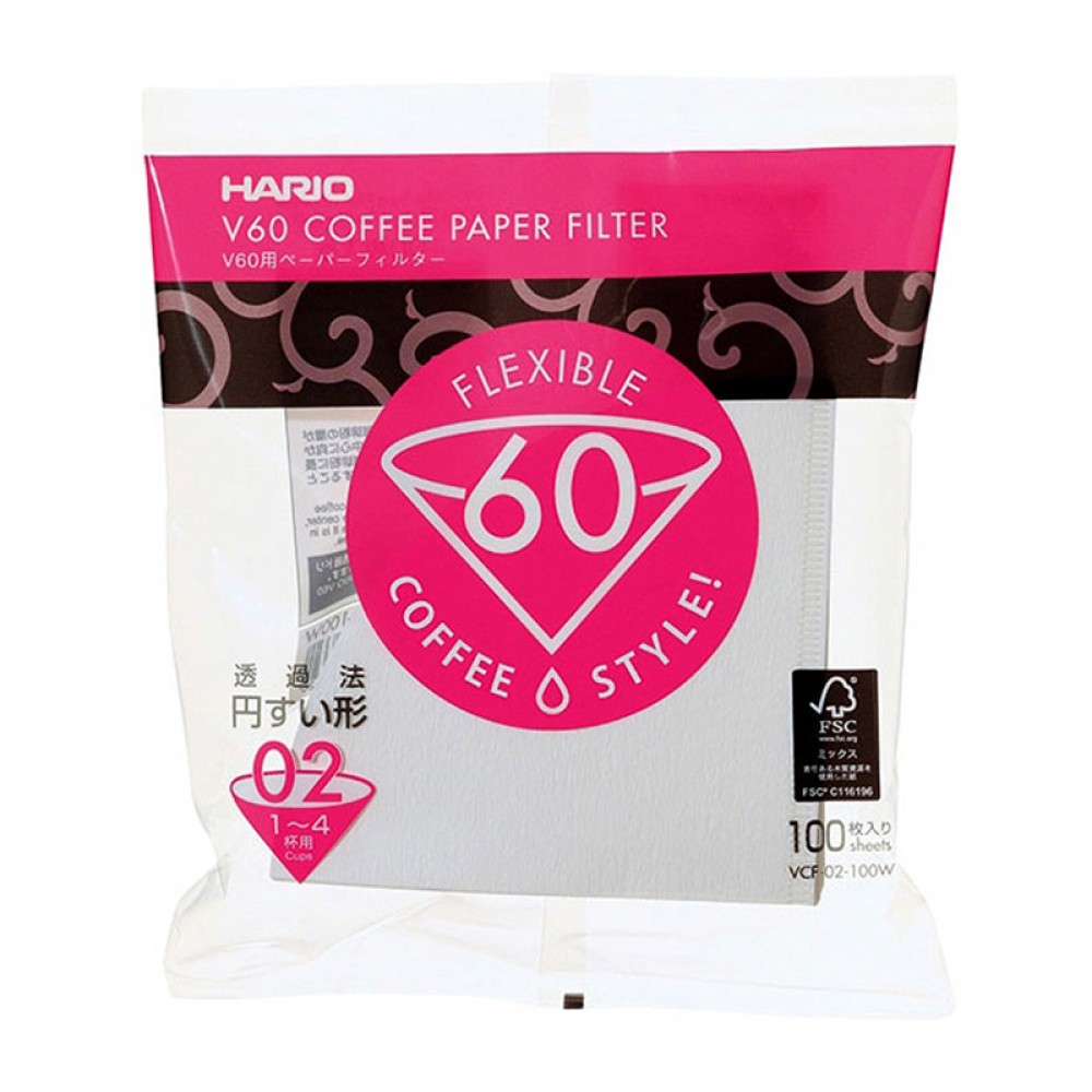 Hario V60 02 Filtre Kağıdı 100 Adet