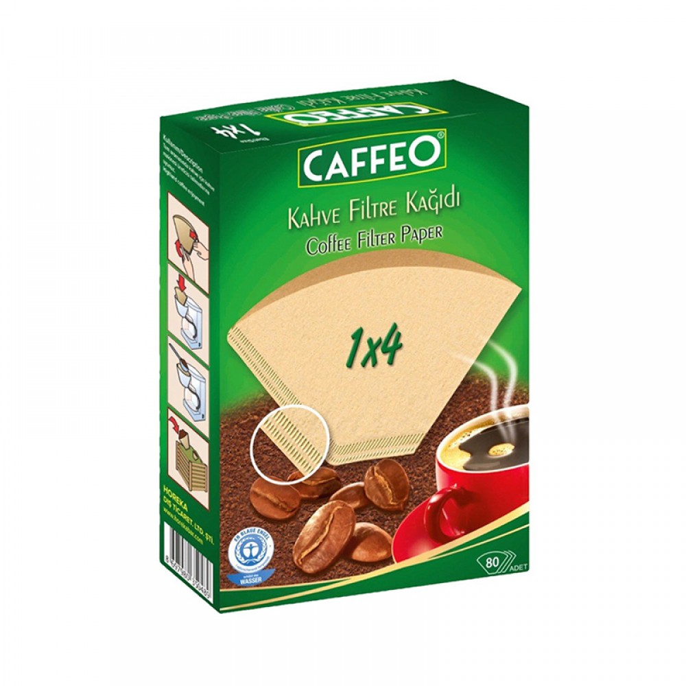 Caffeo Filtre Kahve Kağıdı 4 Numara 80li