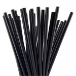 Coffeein Burger Frozen Pipet Siyah 26 Cm – 100 Adet