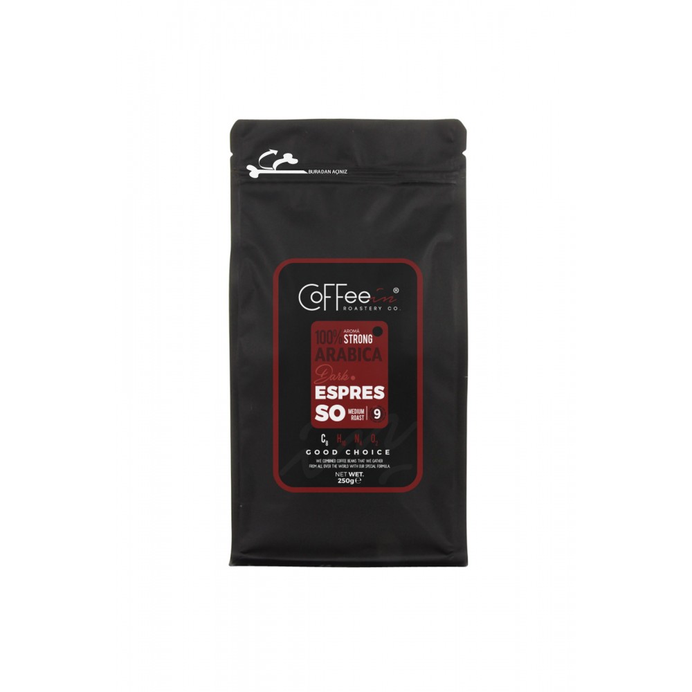 Coffeein Espresso Premium Çekirdek Kahve 250 Gr