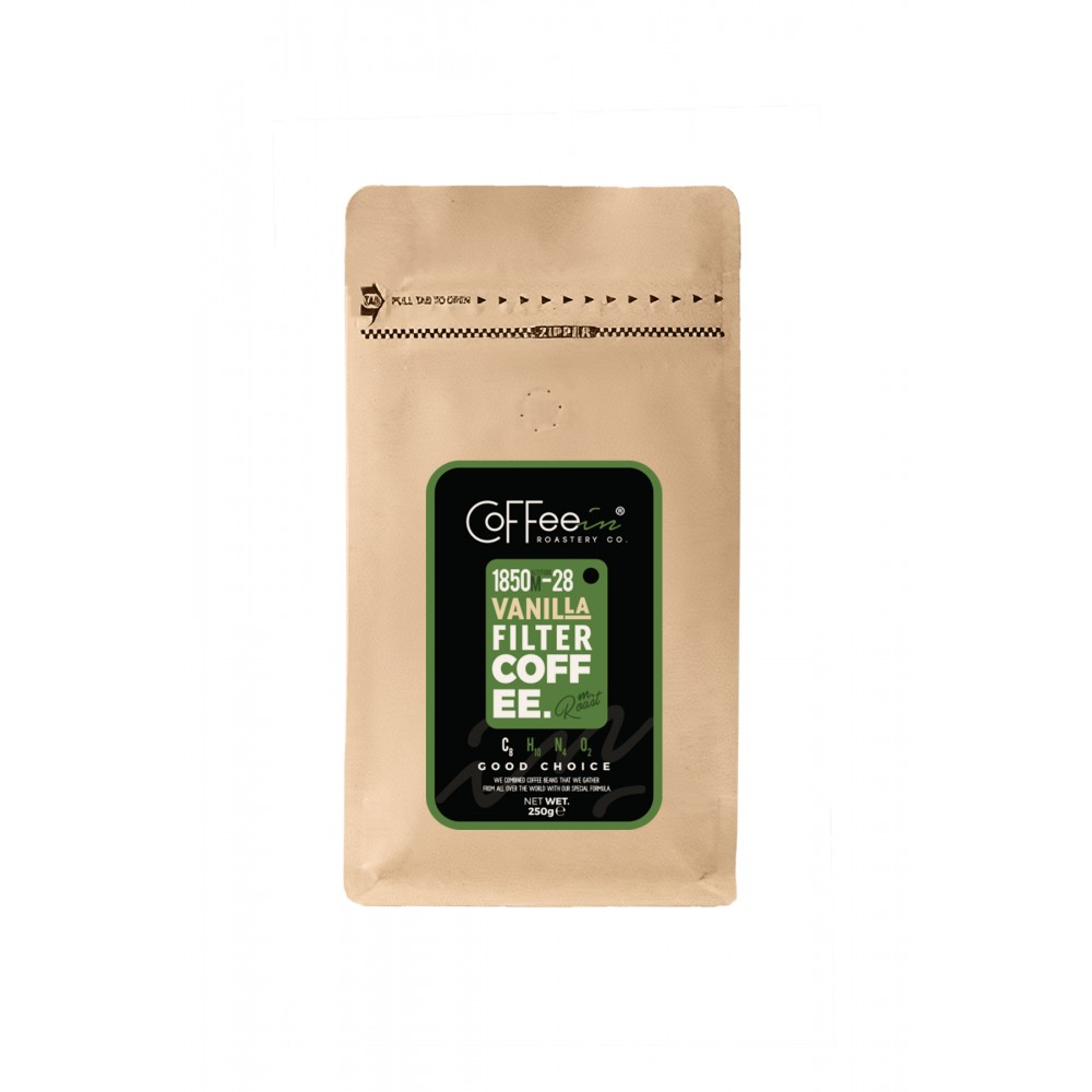 Coffeein Vanilya Aromalı Filtre Kahve 250 Gr