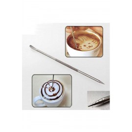 Coffeein Paslanmaz Çelik Latte Art Kalemi
