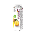 Les Vergers Boiron Ananas Püresi 1 Litre 100% Meyve, Tamamen Doğal, Şeker İlavesiz, GDO'suz, Koruyucusuz, Aroma İlavesiz, Vegan	