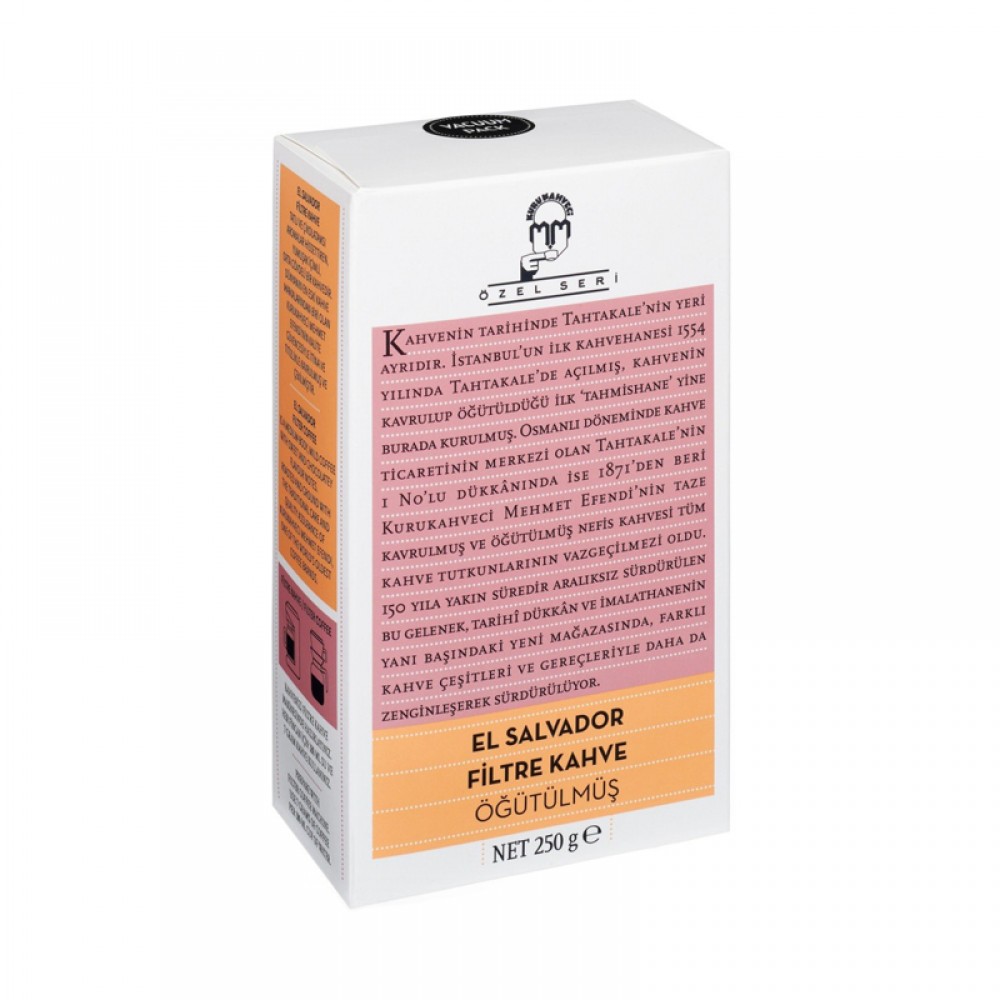 Mehmet Efendi El Salvador Filtre Kahve - Özel Seri 250gr